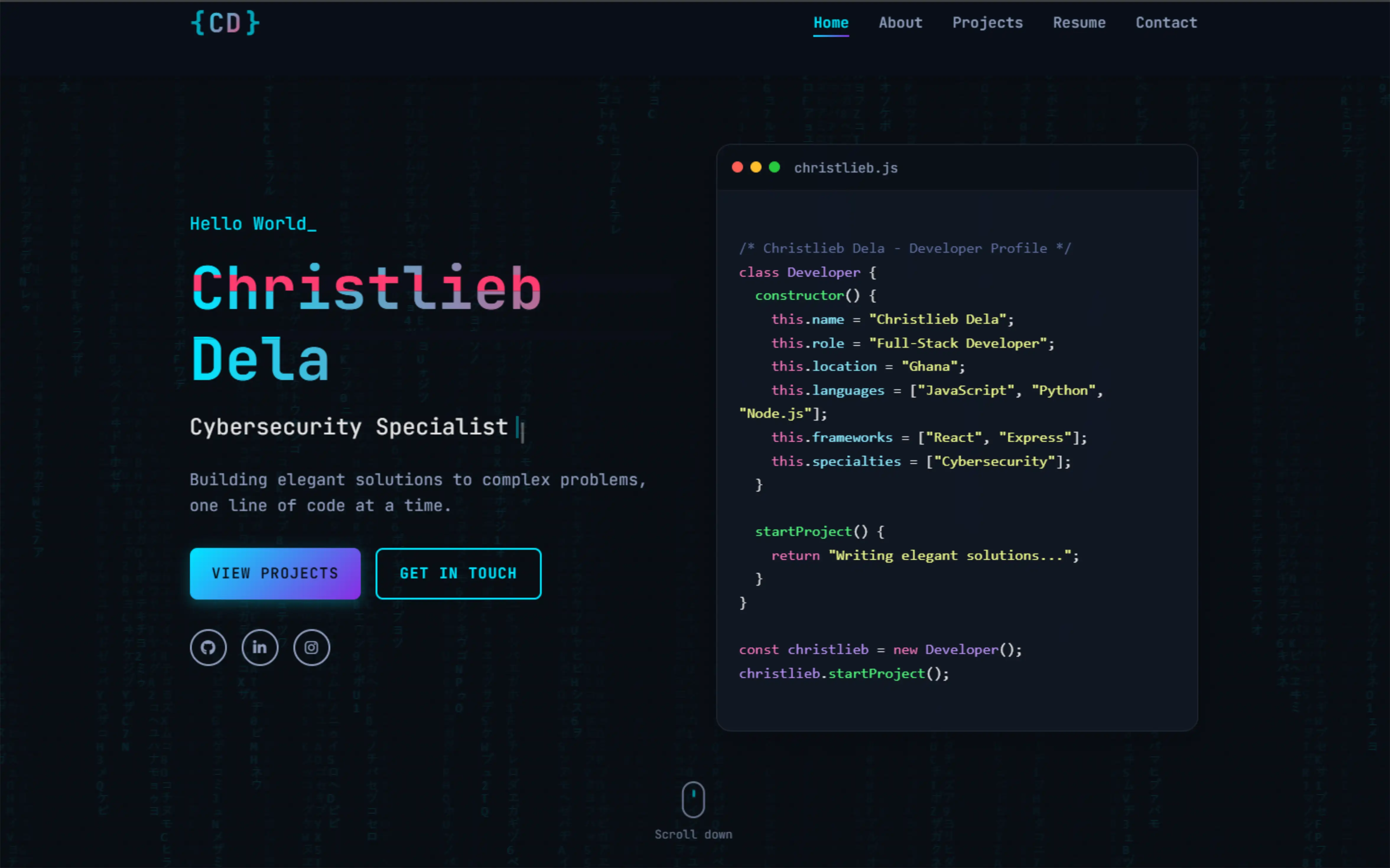Portfolio Website
